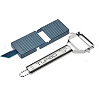 Turbo Produkte Pelador de Papas con Tabla de Cortar - Herramienta de Acero Inoxidable para Pelar- Cortar en Juliana Todo…